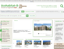 Tablet Screenshot of ecohabitat-9.trouver-un-logement-neuf.com